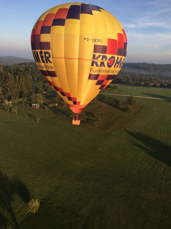 Eindruck einer Ballonfahrt — Bild 8